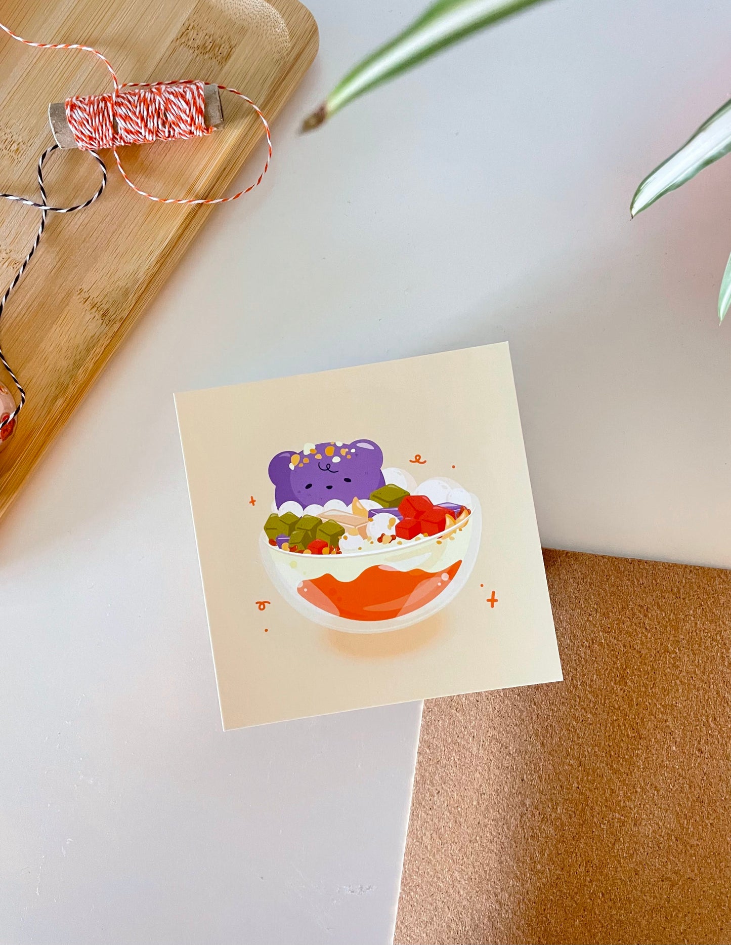 Halo-Halo Bear Art Print