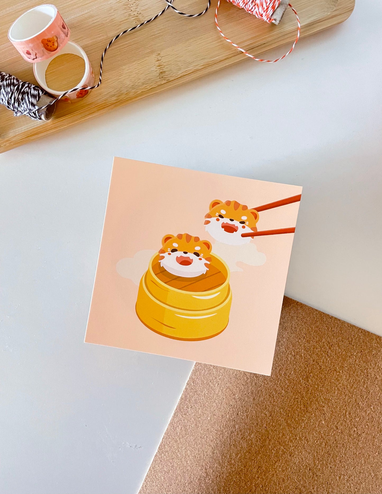 Tiger Custard Buns Art Print