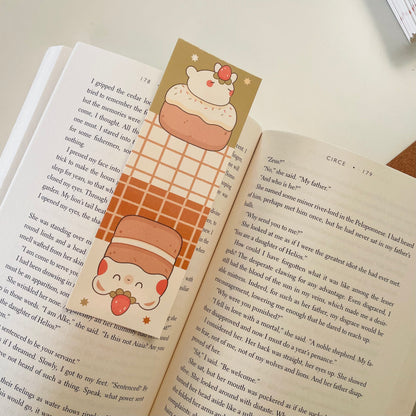 Strawbunny and Strawbeary Bookmark